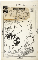 Popeye #110 Cover Comic Art